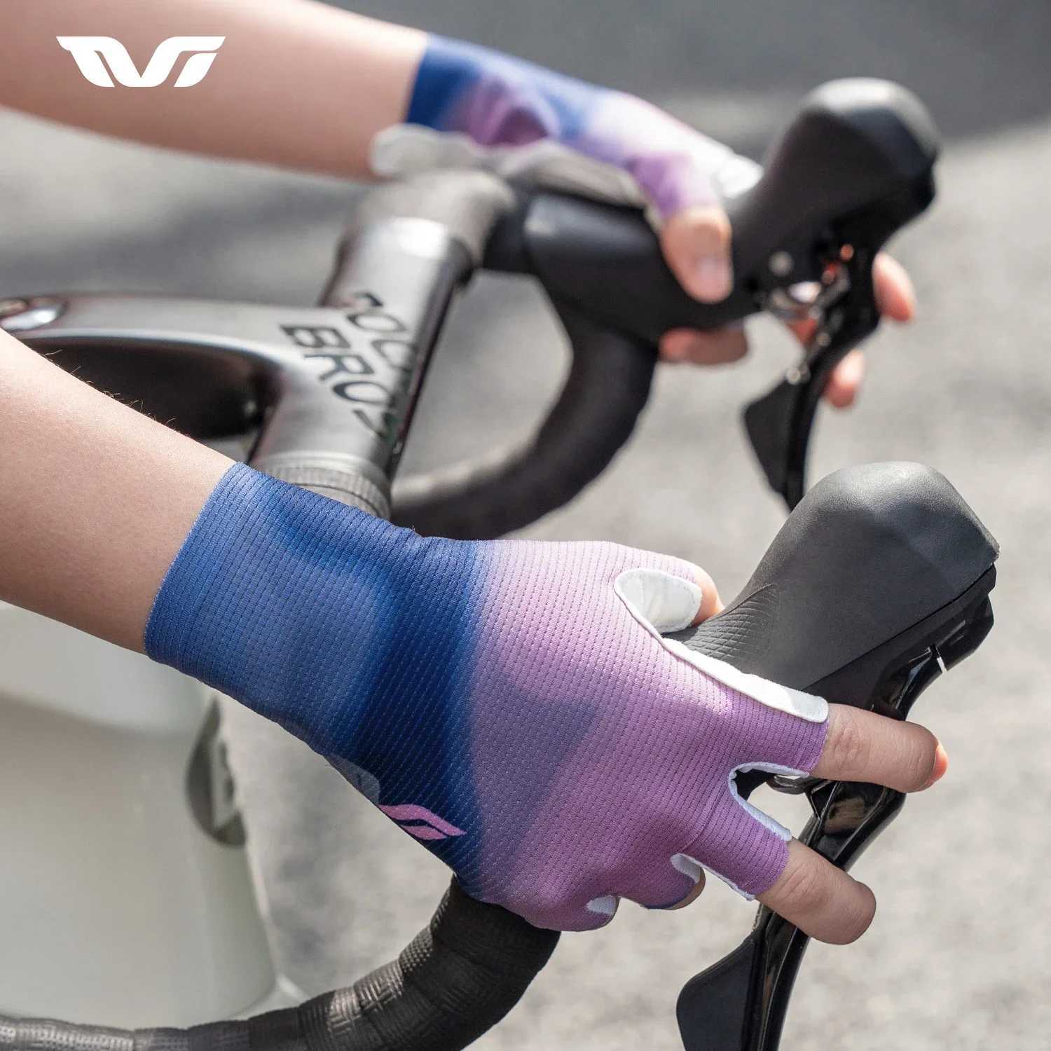 ROCKBROS Summer Half Finger Cycling Gloves Gel Padding Breathable Shock Absorbing Cycling Accessories Pro Cycling Gloves J250922