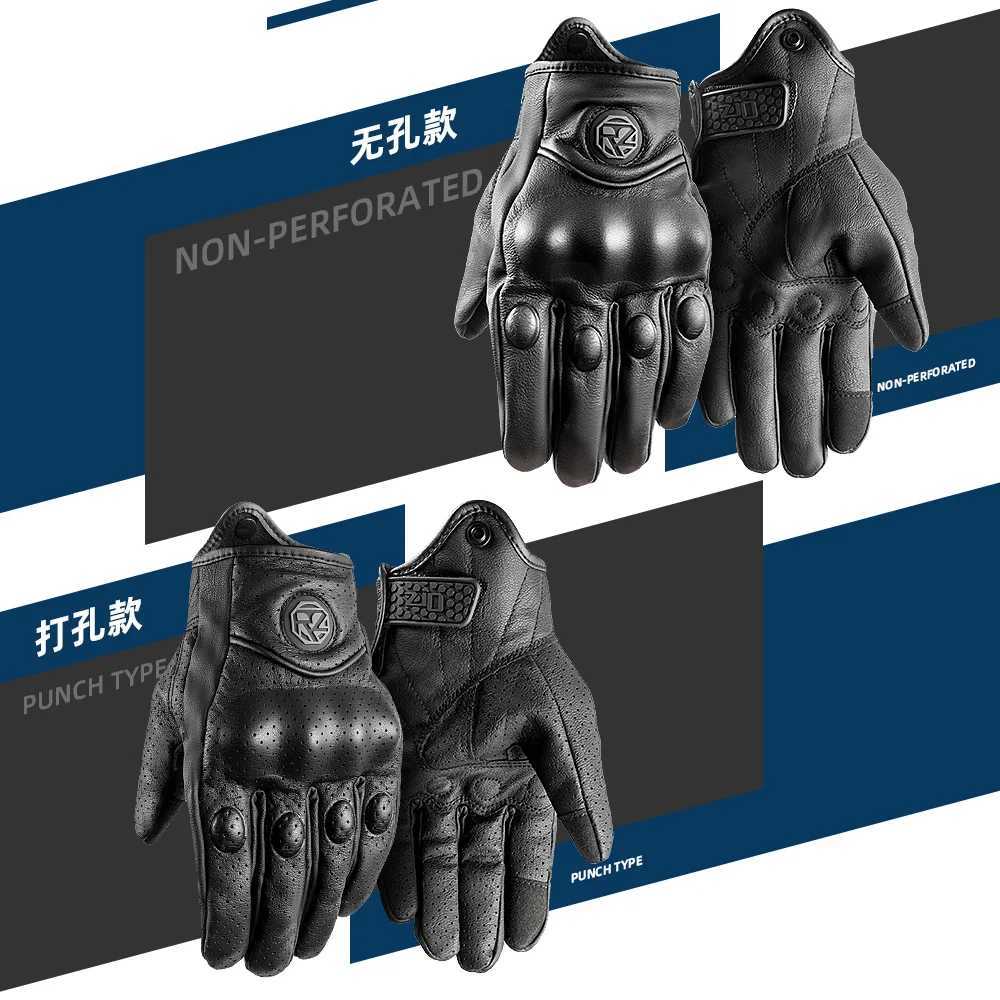 ORZ motorcycle riding gloves goatskin fullfinger gloves gloves for motorcycles gloves J250922