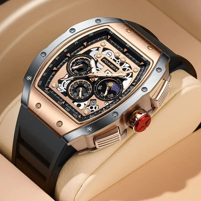 Sports Watch Men Top Mens Watches Business Waterproof Military Quartz Chronograph Wristwatch Montre Homme 250911