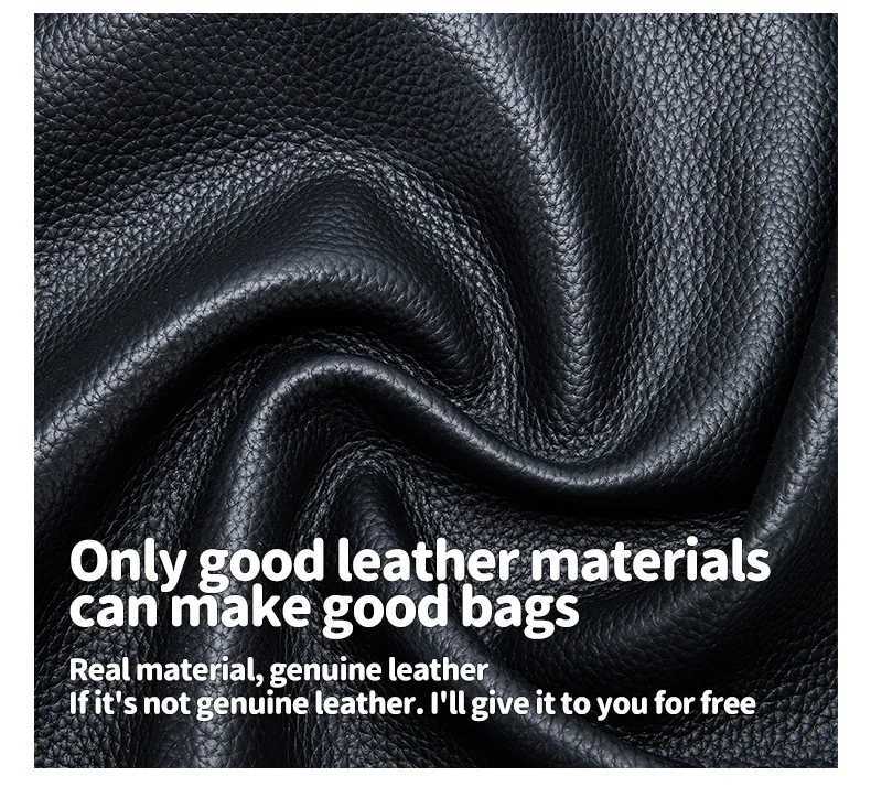 Natural Leather Womens Crossbody Bag with Multiple Compartments Large Capacity Shoulder Handbag Fashionable and Elegant Tote J251025