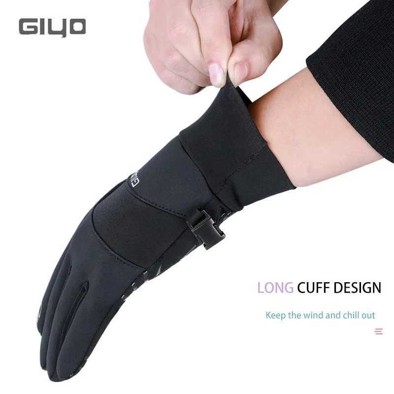 GIYO Winter Cycling Gloves Men Women Touch Screen Antislip Windproof Thermal Gloves Bicycle Outdoor Sports Full Finger Mittens J250922