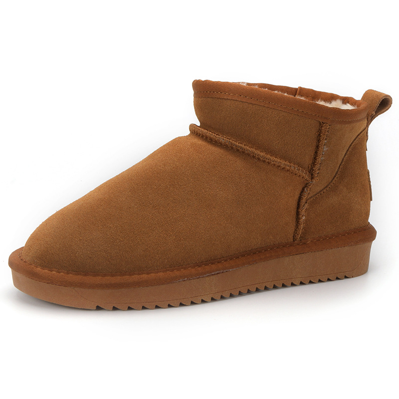 hot free shipping designer shoes Winter New Short Boots with Thick Velvet for Students Cotton Shoes Anti slip keep Warm Snow Boots for Women black gre