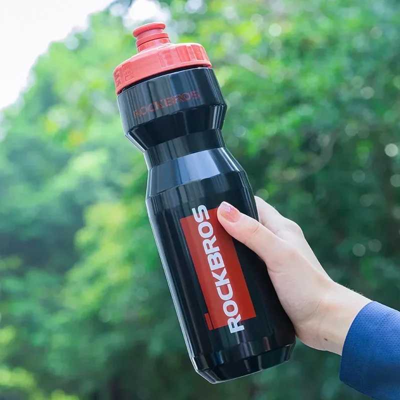 750ml Bicycle Water Bottle Food Grade Sports Fitness Running Riding Camping Hiking Cycling Kettle Leakproof Bike Bottle Cage J250923