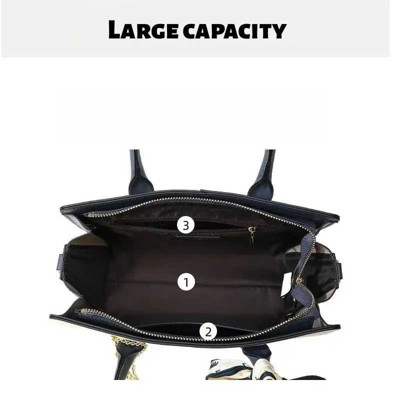 Womens Work Handbag Niche Leather Handbag Premium Texture Large Capacity Crossbody Bag Soft and Spacious J251025