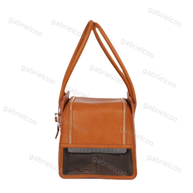 Factory Direct Portable Breathable Pet Carrier Bag Single Shoulder Handheld Dog Cat Travel Tote for Outdoor Use, Customizable Design (40*26*30CM)