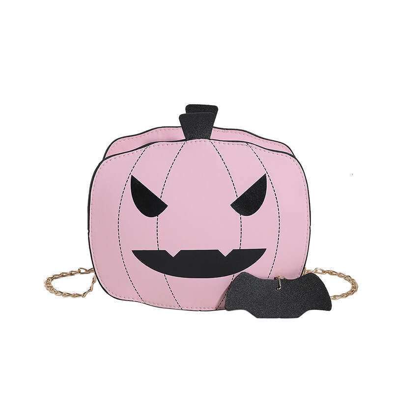 Halloween Quirky Pumpkin 2023 New Fashion Color-Block Personality Creative Trendy Single-Shoulder Women's Cartoon Crossbody Bag