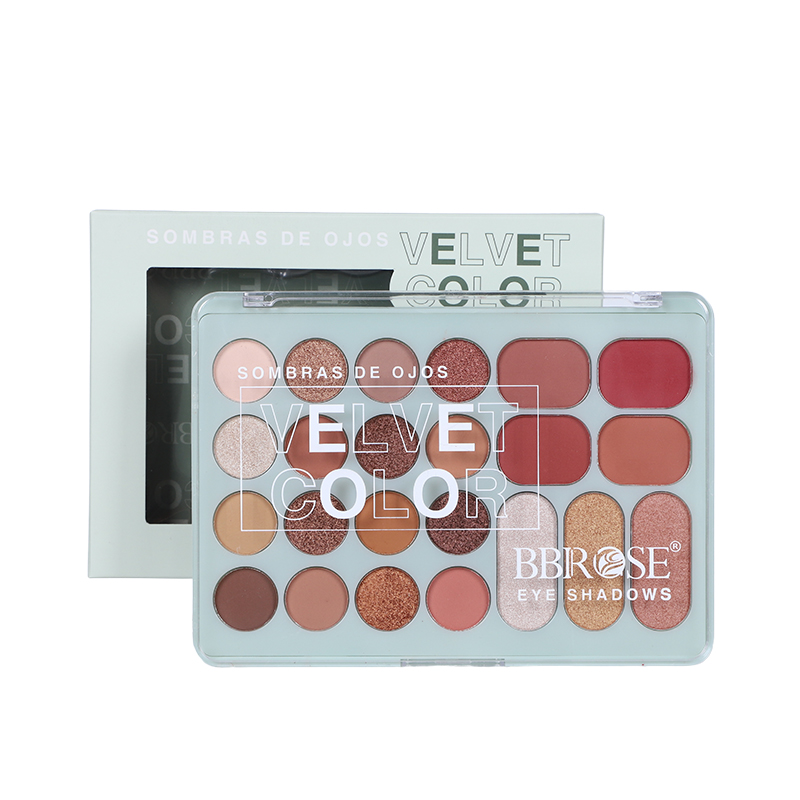 BBROSE "Velvet Color" Multi - Color Eyeshadow Palette, Rich Shades for Eye Makeup