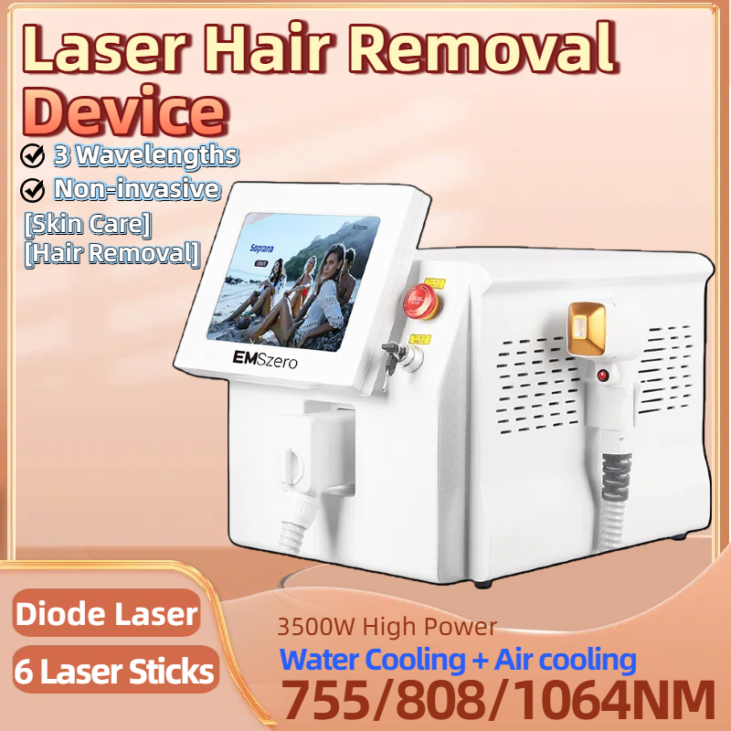 High Power Ice Cooling 755 808 1064 Device Diode Laser Epilator Wavelength Painless 808nm Hair Removal Machine