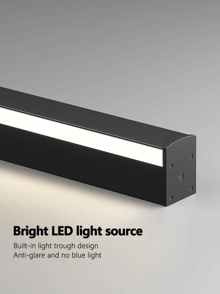 Minimalist long wall lamp modern simple one word living room staircase creative background wall line bedroom bedside light C251124