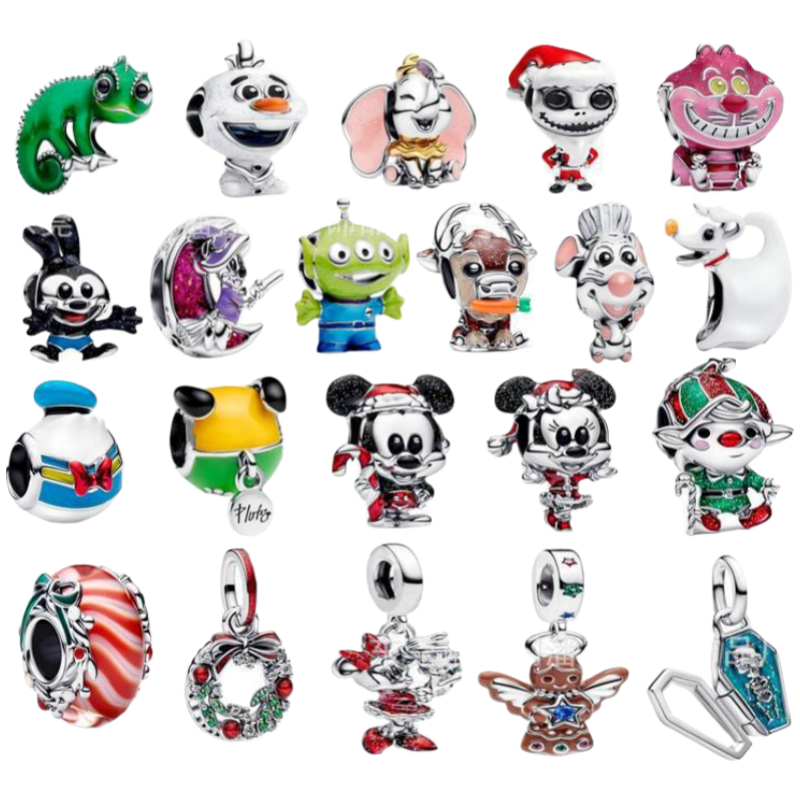 Designer Beads 925 Silver Charm for Bracelet Charm New Christmas Cartoon Beads DIY Accessories
