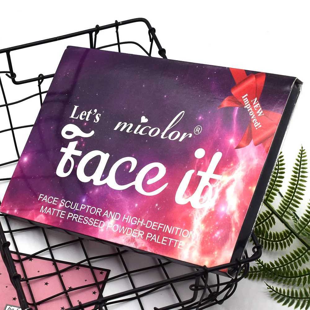 12 Colors Matte Face Repair Powder Blusher Eyeshadow Setting Powder Contour Highlight Makeup Palette Face Makeup KitXJ250923