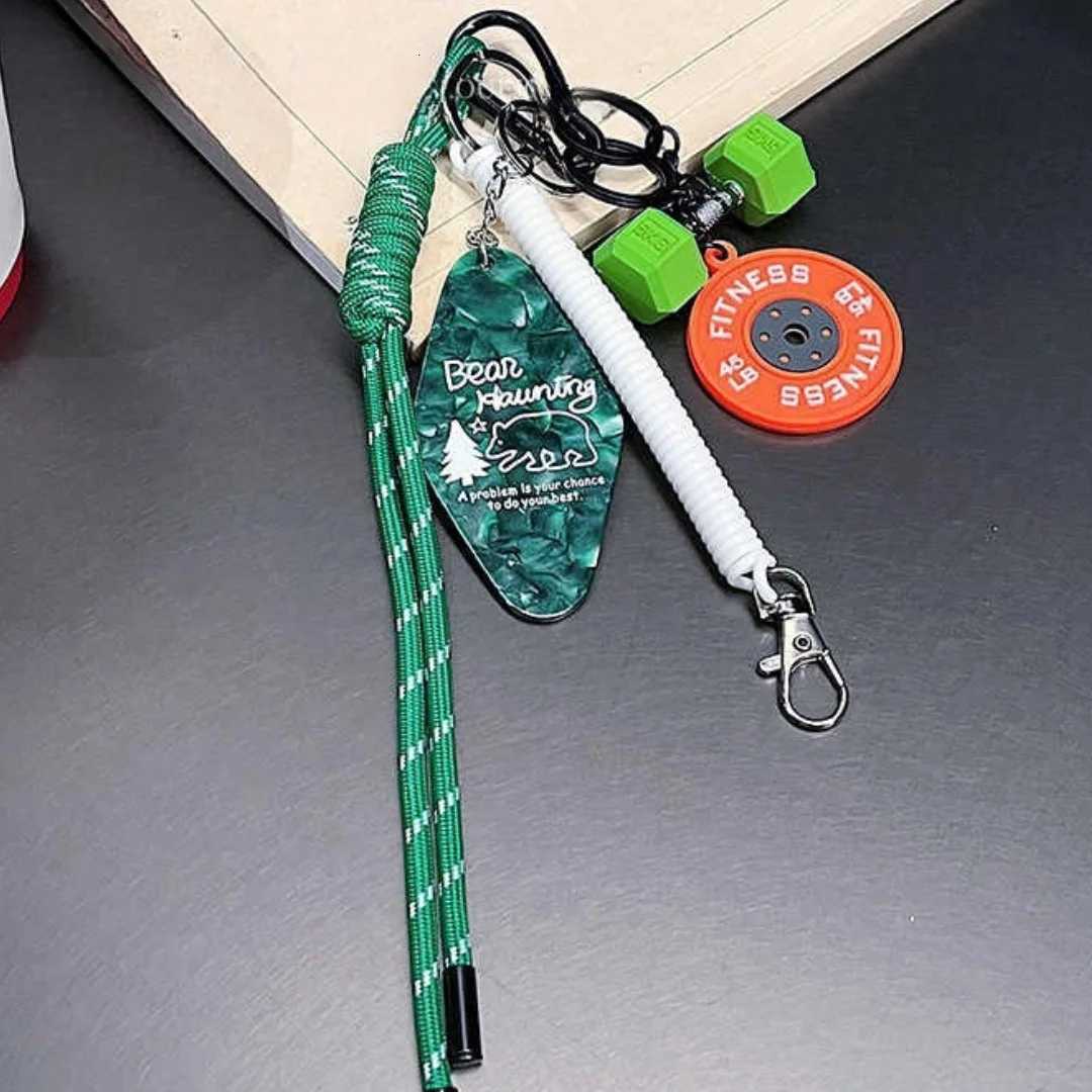 Fitness Gym Sports Bag Charm Ball Keychain Rope Charm for Handbag Backpack Purse Wallet Women Girl Fashion Athlete D250923