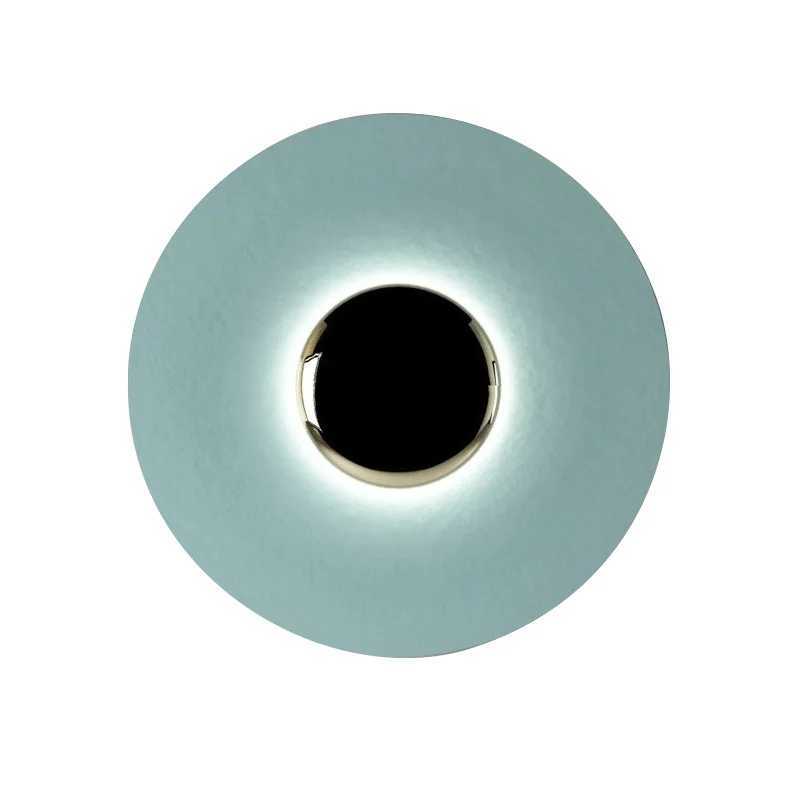 Indoor Modern Minimalist Designer LED Lamp Porch Bedroom Bedside Lighting Decoration Round Background Creative UFO Wall Sconces C251124