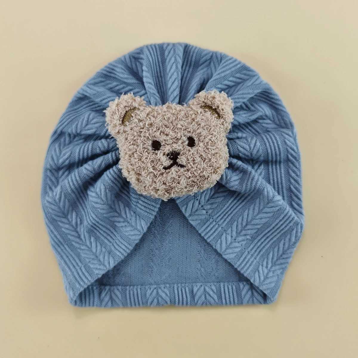 Toddler Headwear Beanie Infant Bear Indian Hat Baby Bandana Headwraps Cute Newborn Turban Cap Kids Headband Hairband Z251029