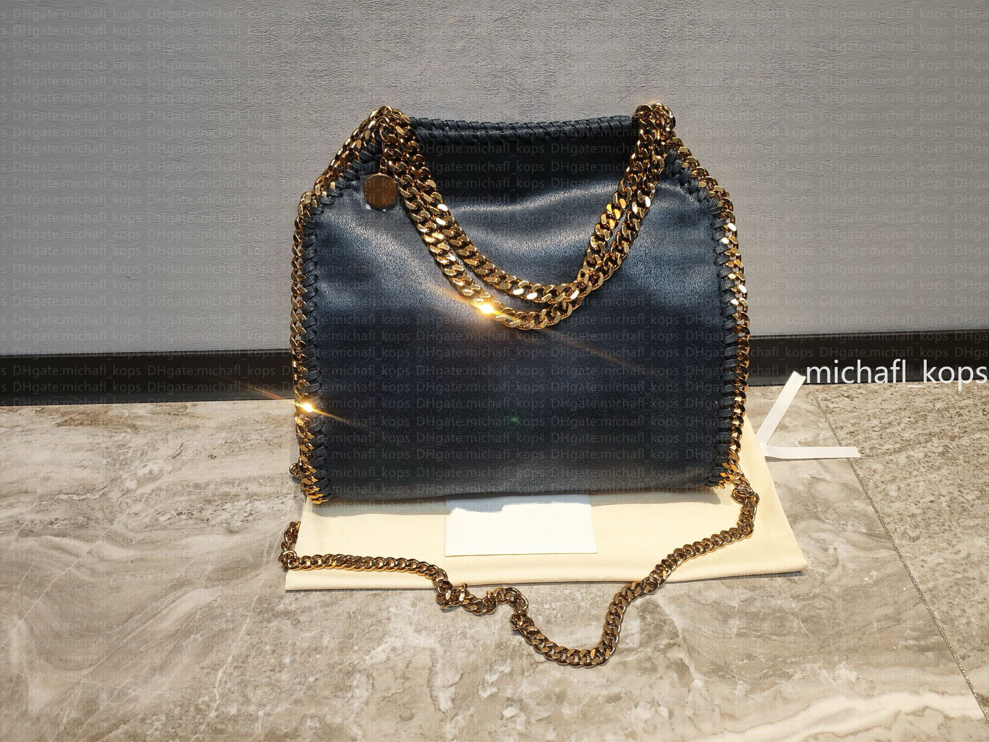 Stella bag tote bag 10A falabella bag chain bag with correct letters PVC original material crossbody bag shoulder bag designer bag handbag luxury bag with ID card