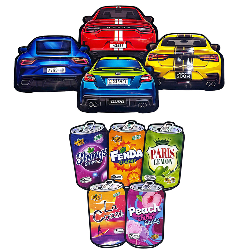 Empty Irregular Die Cut Shape Mylar Bags 3.5g Resealable Special-shaped Plastic Zipper Lock Storage Pouch Smell Proof Packaging Case 3.5