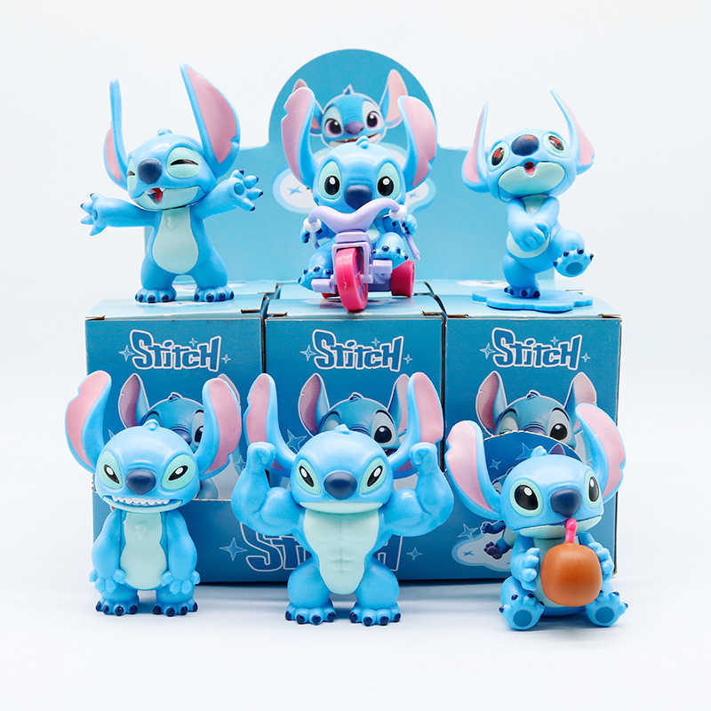 Disney Cosplay Starship Baby Sticker Doll, Funny Sticker Character Model Figurine, Blind Box for Desktop or Car Decoration