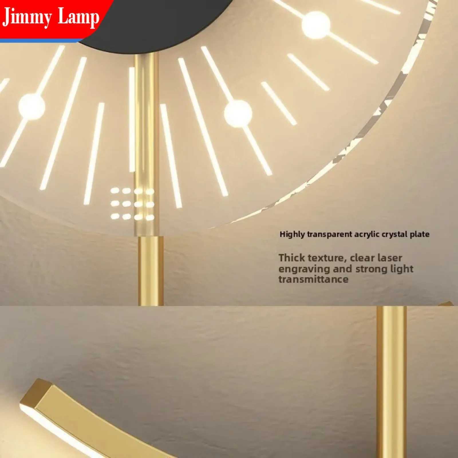 Jimmy Modern LED Clock Watch Wall Lamp for Bedroom Living Dining Room Aisle Porch Home Indoor Lighting Sconce Decor Fixture C251124