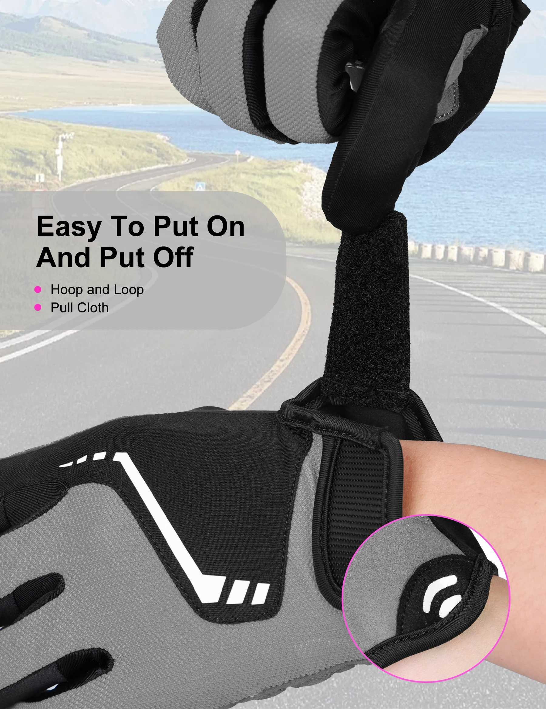 INBIKE Spring Autumn Cycling Gloves for Men Women Full Finger MTB Bike Gloves Mountain Road Bicycle Gloves Windproof Touchscreen J250922