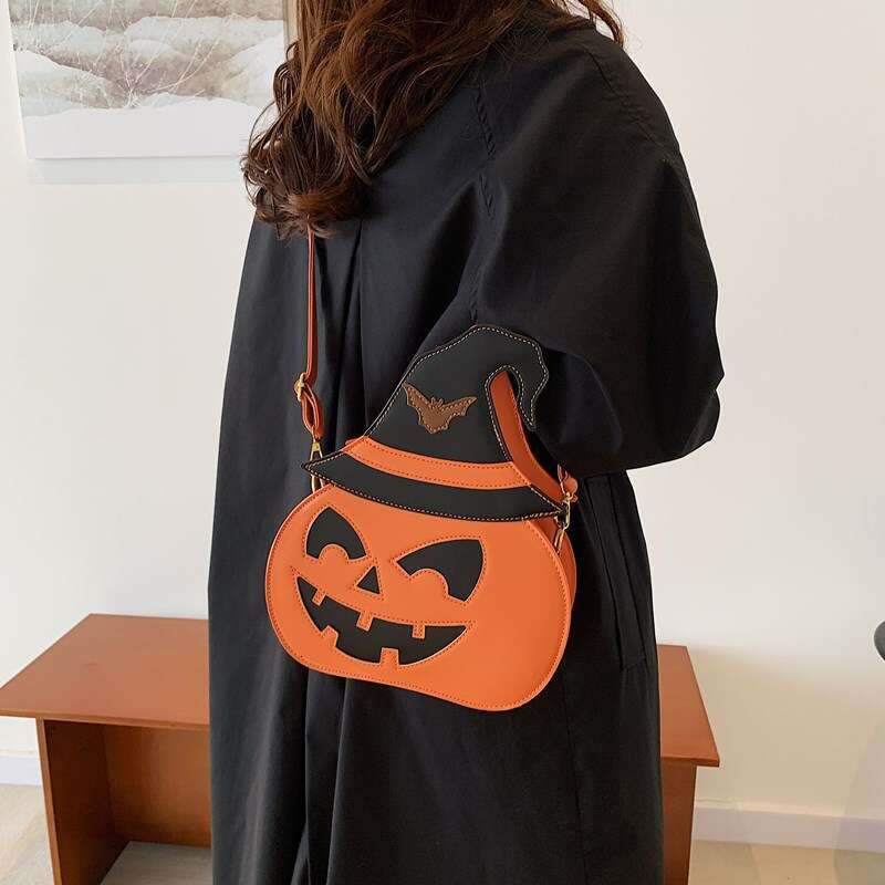 2025 for Women Halloween Quirky New Pumpkin Women's Unique Crossbody Single Shoulder Bag