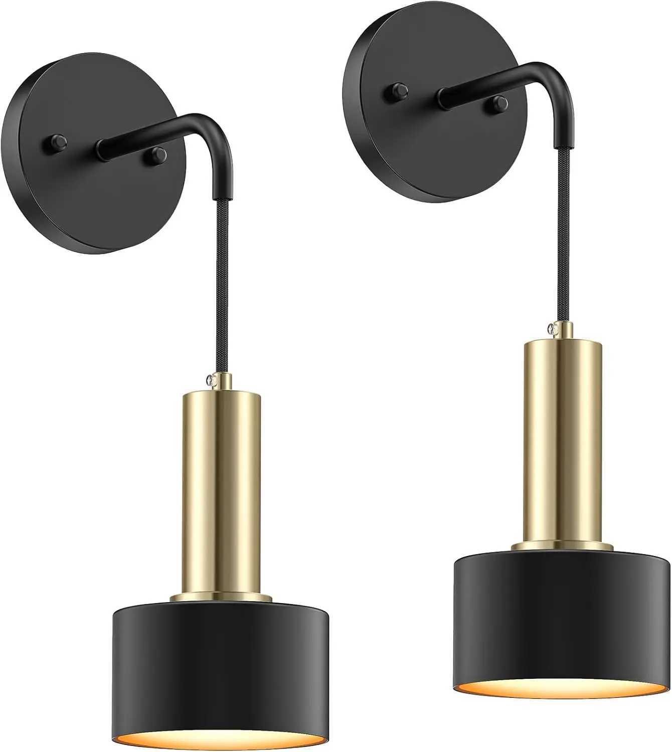 Battery Operated Wall Sconce Set of 2 Dimmable RGB Wall Sconce with Remote Indoor Battery Powered Wall Lamp Light C251124