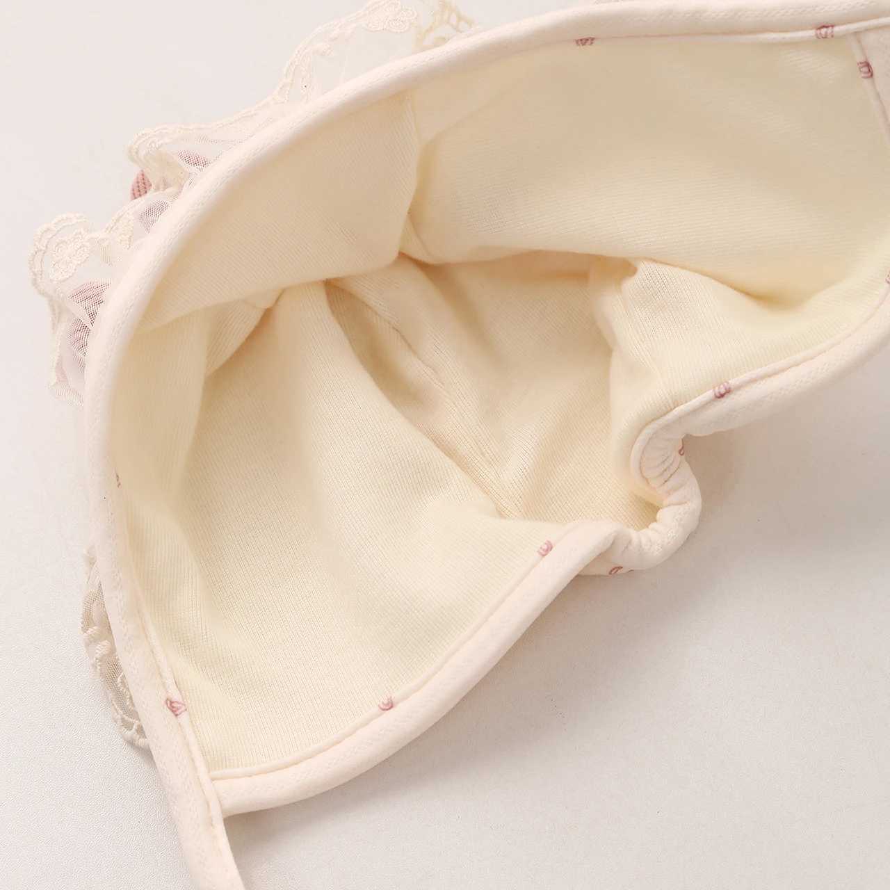 Cute Bow Baby Ear Protection Cap Infant Cotton Print Lacing Hat Spring Autumn Warm Kids Bonnet Girl Boy Beanie Z251029