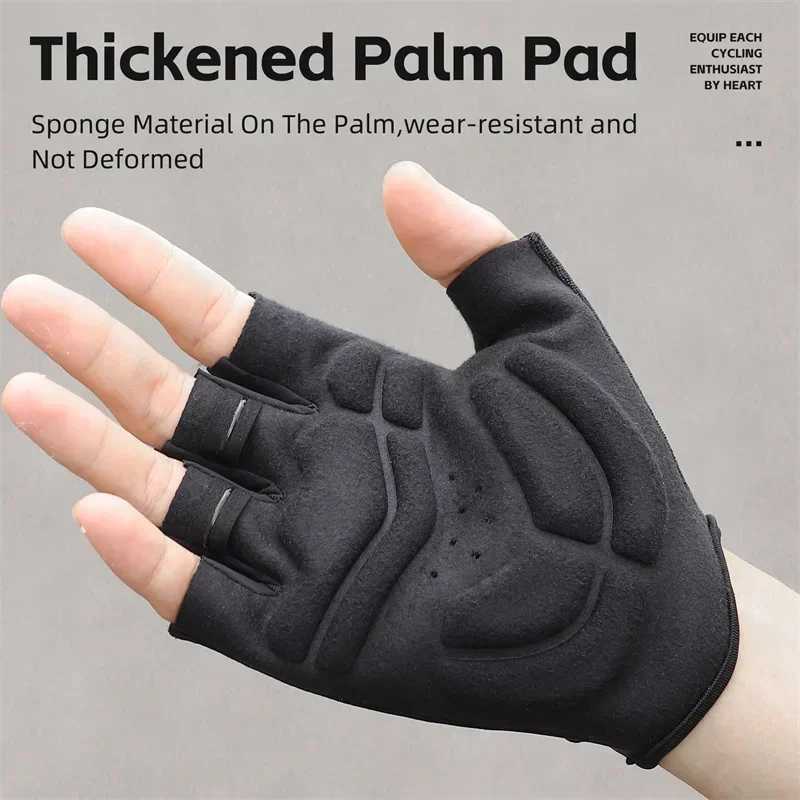 WEST BIKING Summer MTB Gloves ShockAbsorbing Half Finger Road Bike Cycling Gloves Anti Slip 5 Colors Unisex Cooling Sport Gear J250922