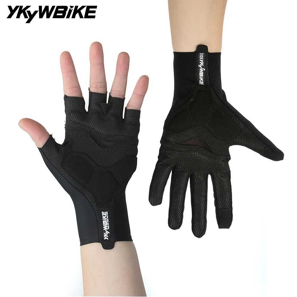 YKYWBIKE Unisex Cycling Gloves Half Finger Full Finger ShockAbsorbing Breathable Road Bike Outdoor Gloves Sport Bicycle Gloves J250922