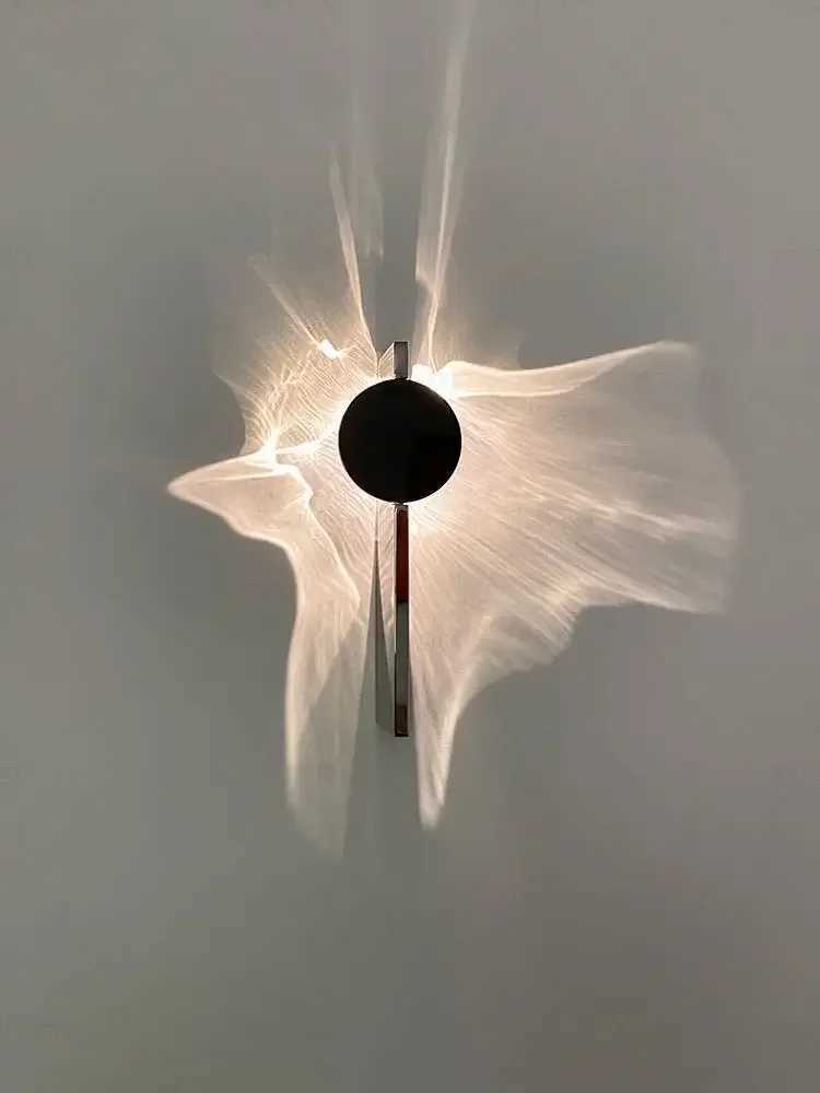 Minimalist LED Lamp Living Room Background Wall Lamp Foyer Bedroom Bedside LED Wall Lamp Aisle Atmosphere Creative Wall Hanging C250923