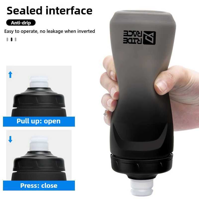 Large Capacity 620ML PP5 Bicycle Water Bottle Lightweight Leak Proof Sports Squeeze Mug Outdoor Cycling Camping Bike Equipment J250923