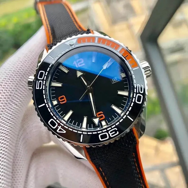 U1 Top AAA Ceramaic Bezel 600m Sea Men Mens chronograph Watch Luminous Relogio Luxury Sports Ocean Automatic Watches Movement Mechanical Swiss Master 