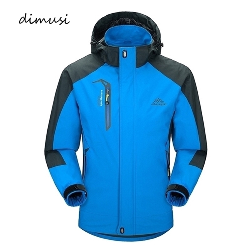 DIMUSI Casual Jacket Men's Spring Autumn Army Waterproof Windbreaker Jackets Male Breathable UV protection Overcoat 5XLTA541 220813
