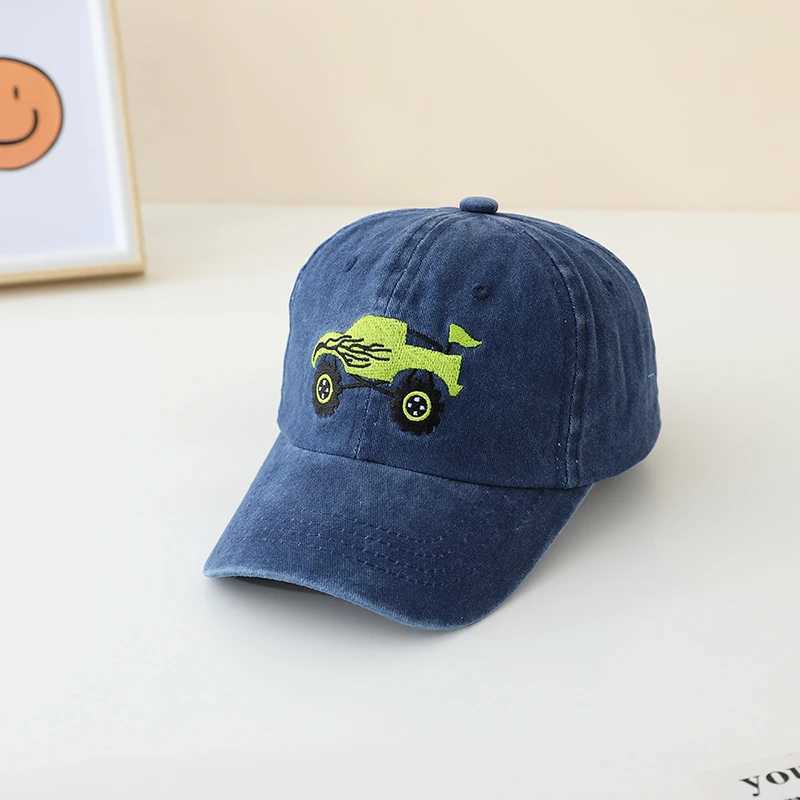Children s Sports Hats Baby Boy Baseball 2024 Summer Embroidered Truck Outdoor Kids Hip Hop Snapback Caps for 28Y Adjustable Z251029