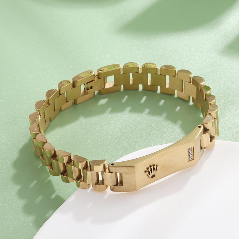 12MM Luxury Brand Men's Chain Bracelet Stainless Steel High Quality Masculine Hip Hop Jewelry Gift for Men