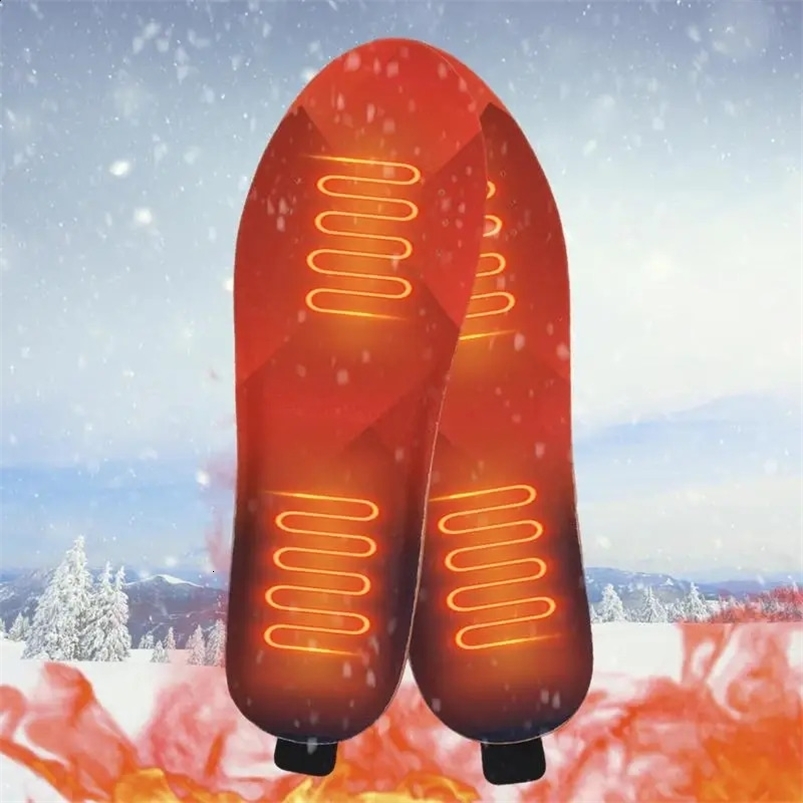 USB heated insole 3300mAh 6-10 hours 3-speed heated insole charging electric foot warmer with remote control 240925