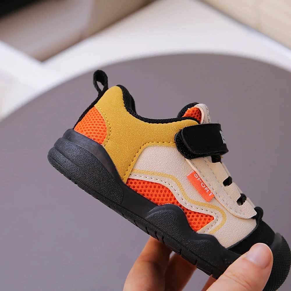 PU Leather Sport Shoes For Children 2025 Designers Baby Boys Girls Sneakers Ergonomics Antislippery Toddler Kids Sneakers J2510271
