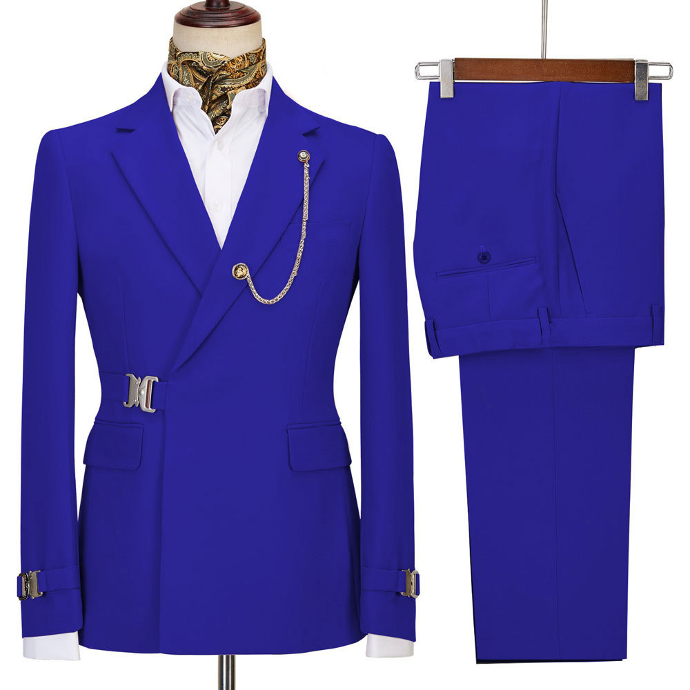 H881Business casual suits for men, two-piece suits for groom and groomsmen at weddings