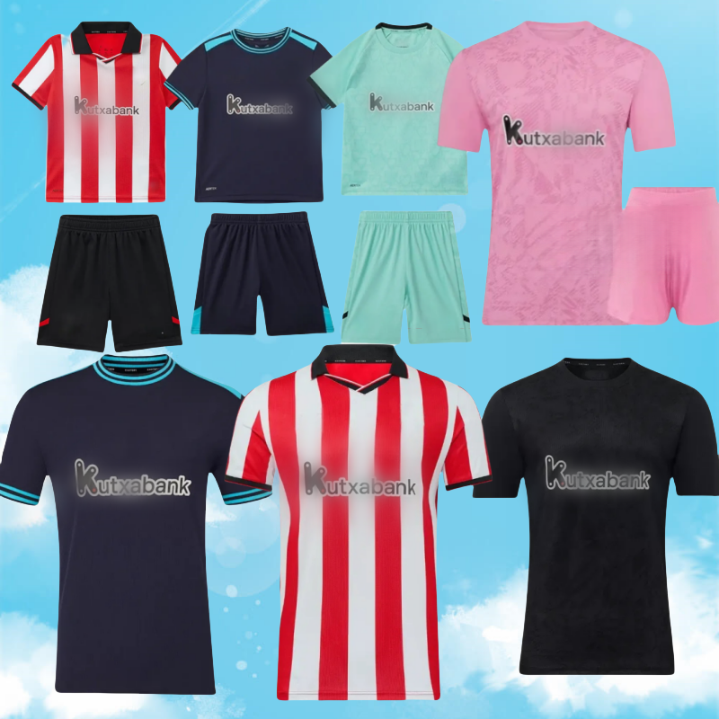 25 26 Athletics Soccer Jerseys CLUB Bilbao Home away Nico Williams 2025 2026 Oihan Sancet Inaki Williams alex Berenguer Football Shirt Fans Version Camisetas Futbol