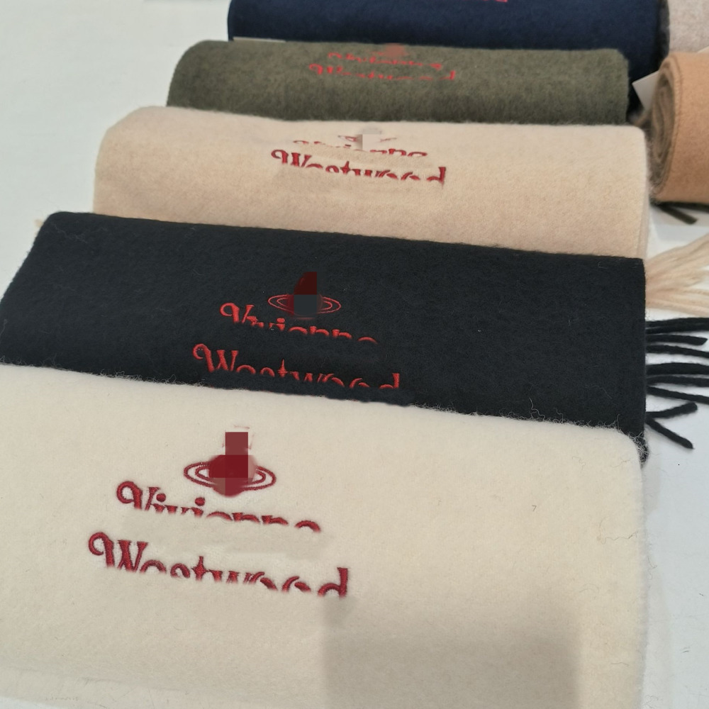 Scarves West Scarf Designer Scarf Winter Wool Warm Shawl Pure Cashmere Designer Scarf For Women And Men Unisex Scarves High Quality Silk Scarf Luxury Vintage AA