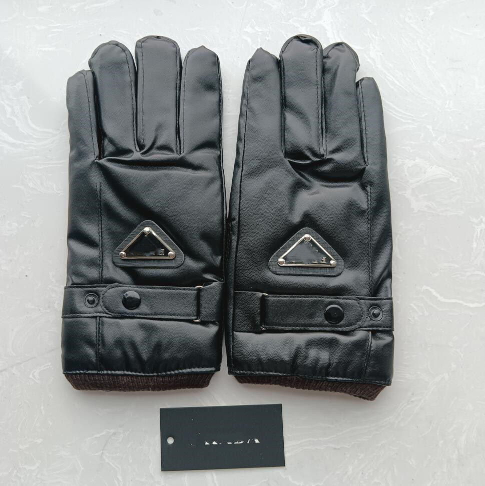 Knit Solid Color Gloves Designer Glove For Women Autumn Winter Warm Five Fingers Men Casual Outdoor Ski Gloves High Quality AAA