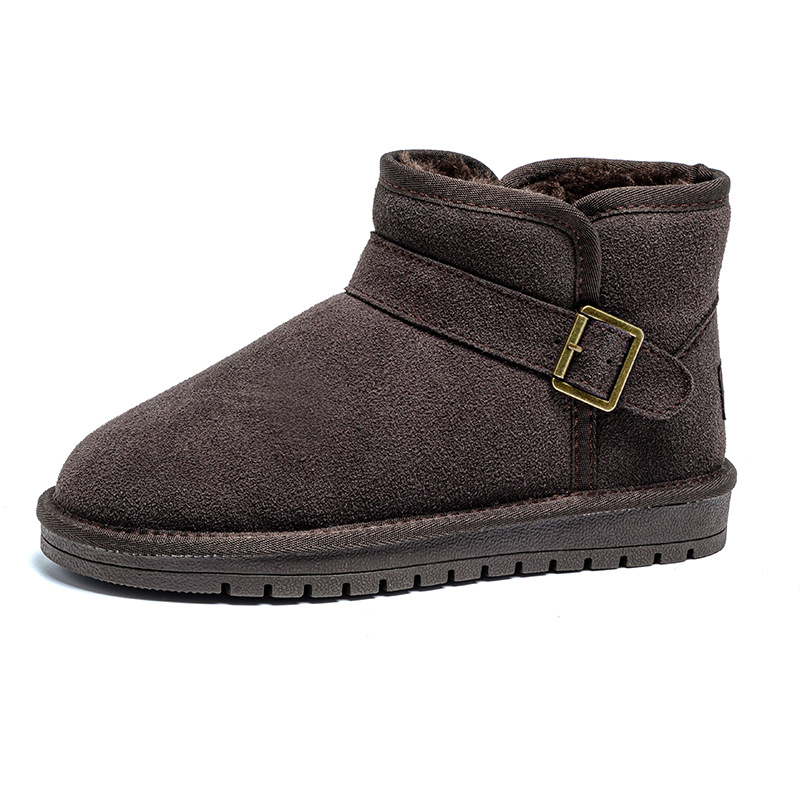 Various styles Winter Warm Fleece Lined Short Boots Cotton Shoes Unisex 2025 New Anti Slip Soft Sole Comfortable Puffy Cotton Shoes Men Women Size 35-