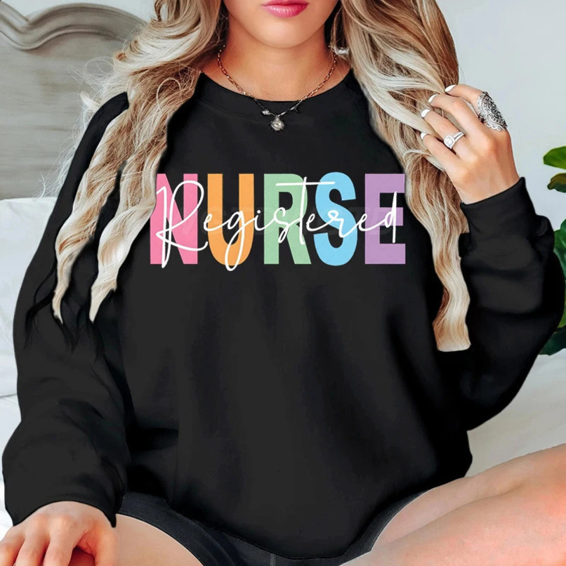 Registered Nurse Sweatshirt for Women RN Shirt for Registered Nurse Nursing Crewneck Pullover Gift for Registered Nurse Sweater 250113