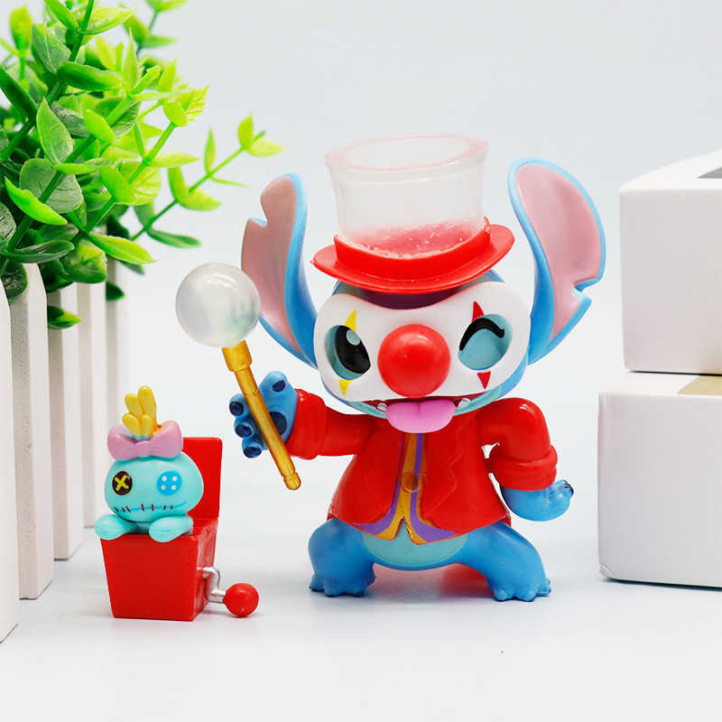 Disney Cosplay Starship Baby Sticker Doll, Funny Sticker Character Model Figurine, Blind Box for Desktop or Car Decoration