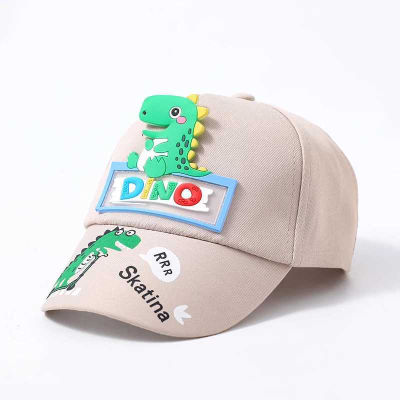 Cute Dinosaur Children Baseball Cap Cartoon Kids Duckbill Hat 236Month Boy Girl Outdoor Sunshade Visors Toddler Duck Tongue Cap Z251029