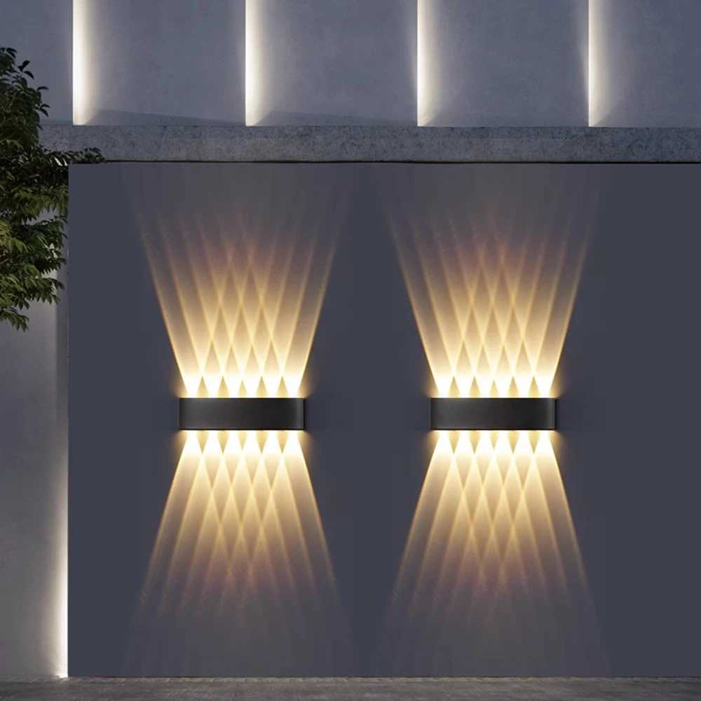 Outdoor Waterproof Wall Lamps Bedroom Living Room Wall Lights Aluminum Decorative Lighting Outdoor Exterior Wall Lamp Fixture C251124