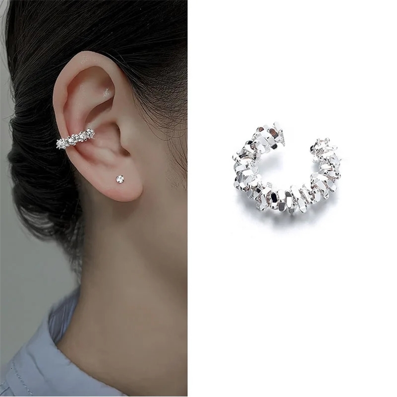 1 Pcs Irregular Star Clip Earrings For Women Fashion Simple No Piercing Ear Cuff Jewelry Gift y250811