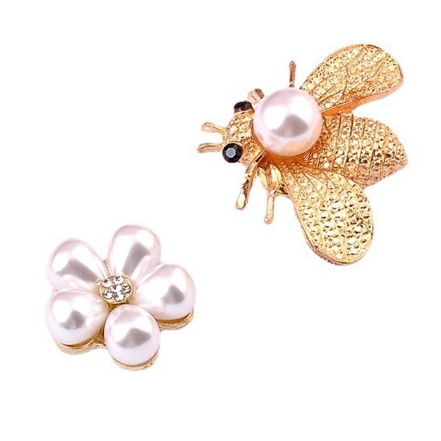 Non-Damaging Clothes Magnetic Bee Pearl Magnet Anti-Exposure Brooch