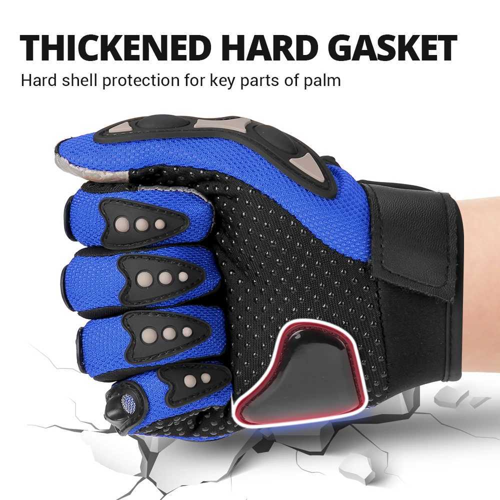 Motorcycle Gloves Summer Riding Breathable Gloves Hard Knuckle Touchscreen Motorbike Gloves Tactical Gloves For Dirt Bike Moto J250922