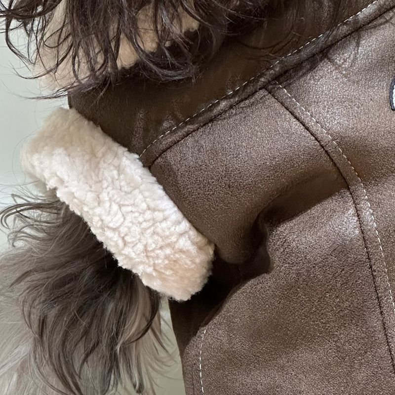 dog jacket Designer Dog Clothes dogs coat With Fleece Lining Soft and Warm Leather et Pet Winter Coat ic Letters Cold Weather Apparel for Small Medium