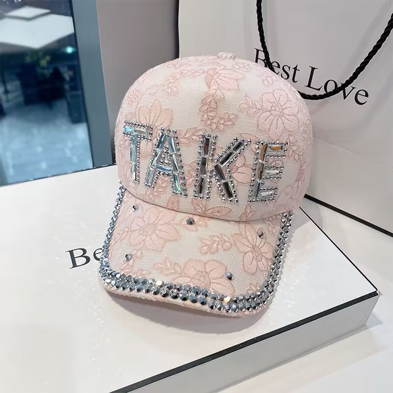 Designer Luxury Cap Men Adjustment Baseball Women Caps Hats High Quality Women Fitted Caps Fashion Fedora Crystal Letters Stripes Casquette Beanie Hat